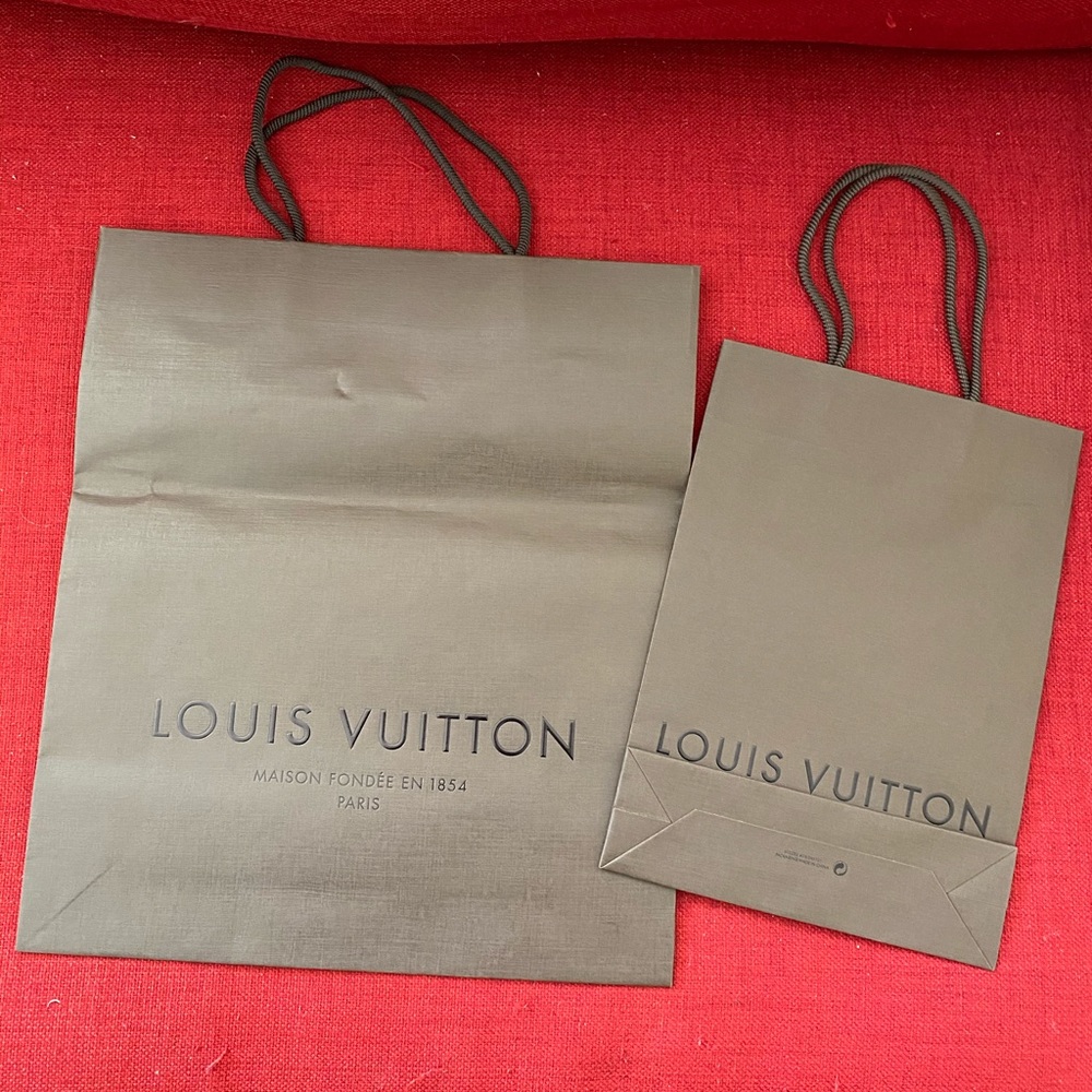Louis Vuitton shopping bags